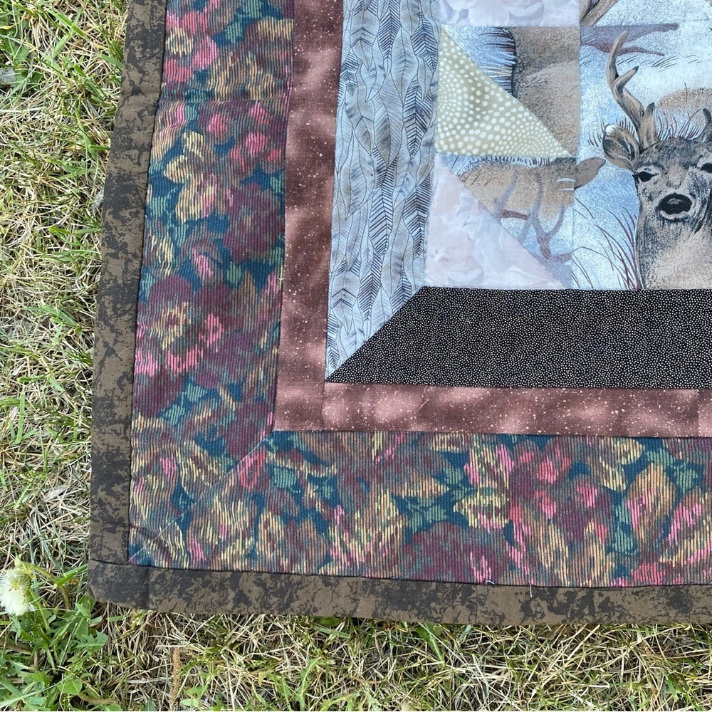 Vintage animal patchwork quilt - Picture 4 of 6